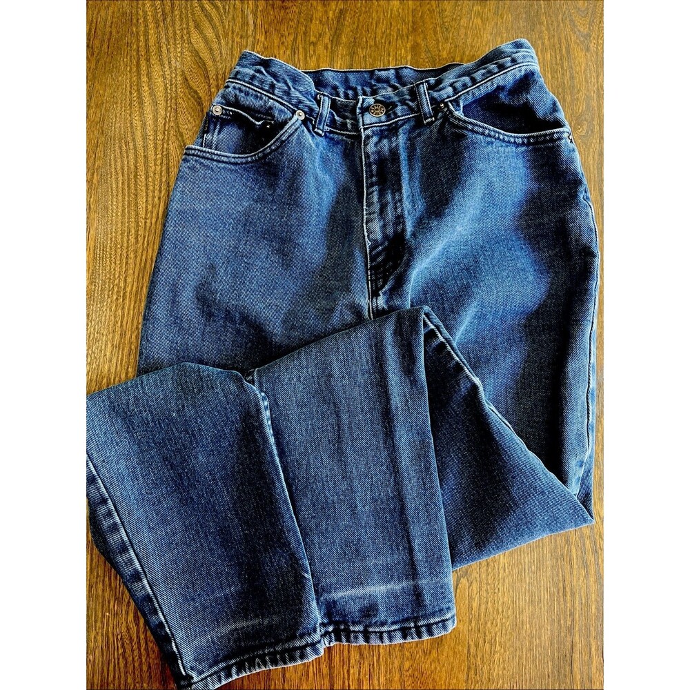 Vintage Chic Jeans Wn Sz 8 High Rise Blue Jean Denim Made in Mexico